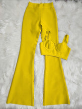 Strap Sleeveless Bustiers And Long Bell-Bottoms