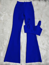 Strap Sleeveless Bustiers And Long Bell-Bottoms