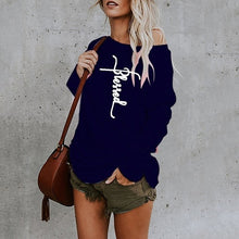 Letter Sexy Off Shoulder Top