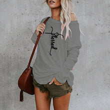 Letter Sexy Off Shoulder Top