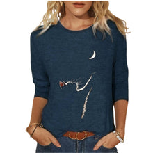 Spring Casual  Women Clothing Funny Cute Cat