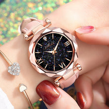 Starry Sky WristWatch Fashion Ladies Leather Watch