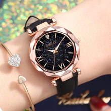 Starry Sky WristWatch Fashion Ladies Leather Watch