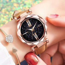 Starry Sky WristWatch Fashion Ladies Leather Watch