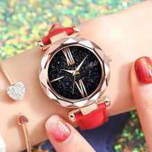 Starry Sky WristWatch Fashion Ladies Leather Watch