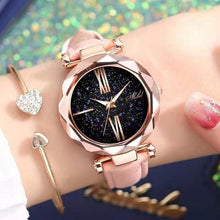 Starry Sky WristWatch Fashion Ladies Leather Watch