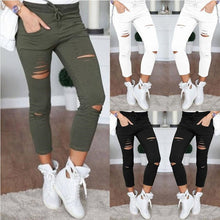 New Ripped Leggings Stretch Jeans