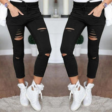 New Ripped Leggings Stretch Jeans
