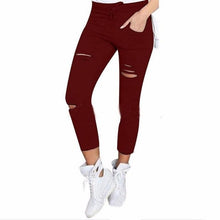 New Ripped Leggings Stretch Jeans