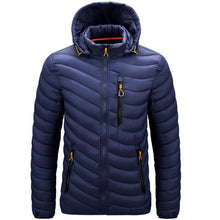 Blue fitted bubble coat (Waterproof)