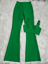 Strap Sleeveless Bustiers And Long Bell-Bottoms