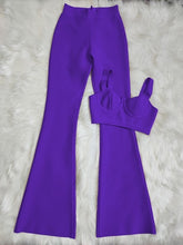 Strap Sleeveless Bustiers And Long Bell-Bottoms