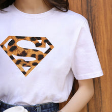 Leopard Lips Graphic T Shirt Women Tops Base O-neck