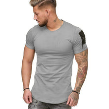 Zipper Shoulder Round-tail T-shirt