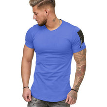 Zipper Shoulder Round-tail T-shirt