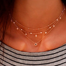 New Bohemian Multilayer Cross Gold Pendant Necklace