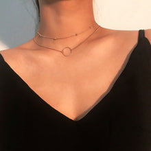 New Bohemian Multilayer Cross Gold Pendant Necklace