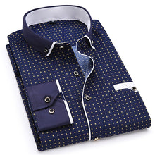 Mens Dotted Dress Slim Fit Shirt
