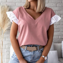 Ruffles Short Sleeve Backless Lace Up