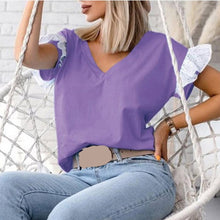 Ruffles Short Sleeve Backless Lace Up