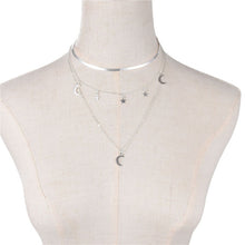 Star Jewelry Cute Heart Love Simple Multi layer Choker Necklace