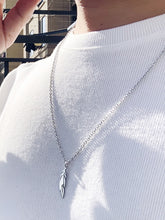 Feather necklace ( long chain )