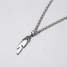 Feather necklace ( long chain )