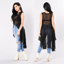 Transparent loose blouse shirt