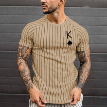 Stripped Round-tail T-shirt