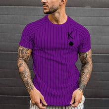 Stripped Round-tail T-shirt