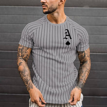 Stripped Round-tail T-shirt