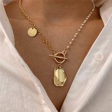 Asymmetric Lock Necklace