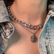 Asymmetric Lock Necklace