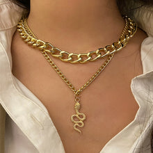 Asymmetric Lock Necklace