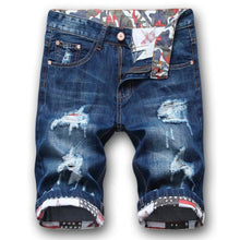 Ripped Short Bermuda Mens Jeans
