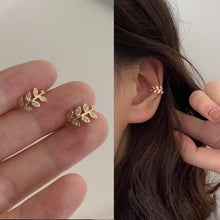 Hollow Metal Line Circle Ear Clip Earrings