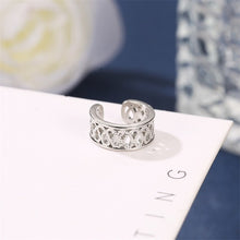 Hollow Metal Line Circle Ear Clip Earrings