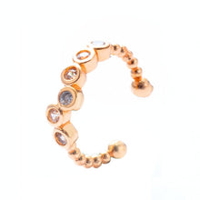 Hollow Metal Line Circle Ear Clip Earrings