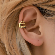Hollow Metal Line Circle Ear Clip Earrings