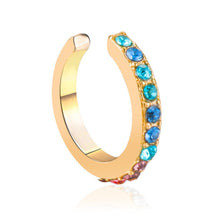 Hollow Metal Line Circle Ear Clip Earrings