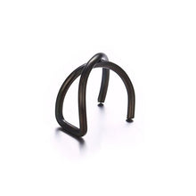 Hollow Metal Line Circle Ear Clip Earrings