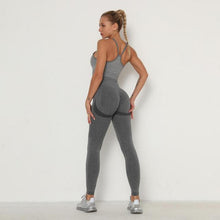 Women Gym Set Top Belly Control High Waist Sport Leggings