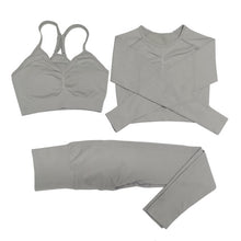 Women Gym Set Top Belly Control High Waist Sport Leggings