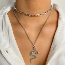 Vintage Carved Coin Thick Chain OT Buckle Necklace