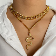 Vintage Carved Coin Thick Chain OT Buckle Necklace