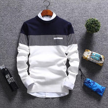 Casual wool slim fit knitted sweater