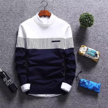 Casual wool slim fit knitted sweater