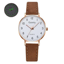 New Simple Vintage Small Women Watch Leather