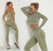 Sport Set For Gym Top High Waist