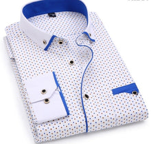 Mens Dotted Dress Slim Fit Shirt